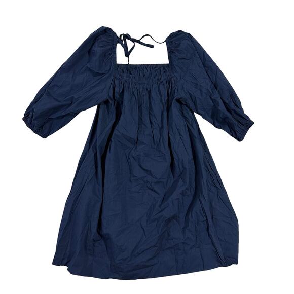 NWT Madewell Square-Neck Puff-Sleeve Mini Dress Size 2 - Picture 5 of 8